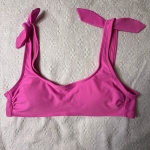 Xhilaration Vibrant Pink Swim Top